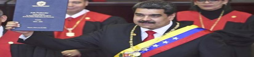  Maduro jura segundo mandato ante rechazo internacional