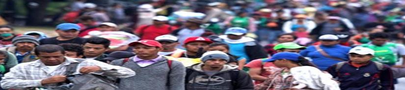 Caravana de migrantes centroamericanos se dirige a Veracruz