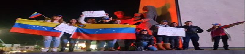 Venezolanos en Mexicali celebran caída de Maduro