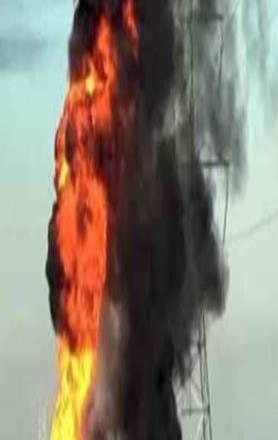 Reportan incendio de toma clandestina en Axapusco