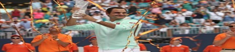 Roger Federer se corona en Miami