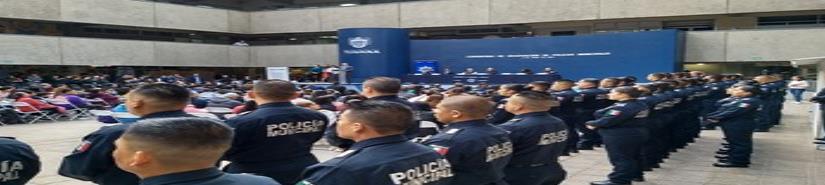 Rinden protesta 52 policías municipales, saldrán a vigilar desarmados 