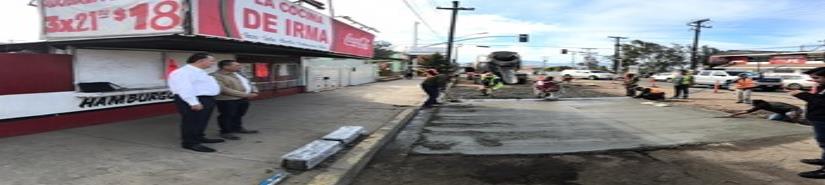 Realizan constructores rehabilitación de calles dañadas por las lluvias