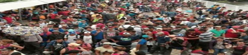 Cruza nueva caravana migrante a Chiapas