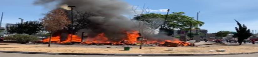 Mujer incendia campamento de personas en situación de calle en CDMX