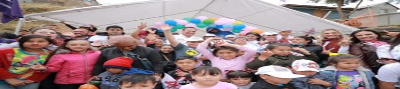 El candidato a la presidencia municipal Arturo González, convivió con niños en el marco del día del niño