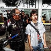 Policía Bailarín atacado por Zombies en el ZombieWalk2014