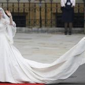 Los detalles del vestido de la novia