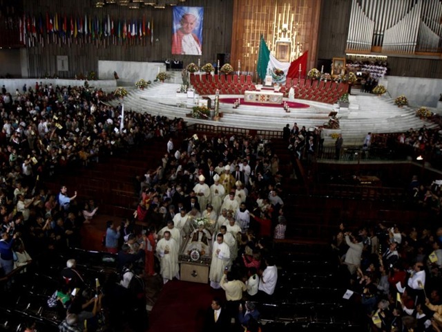 Las reliquias del beato Juan Pablo II