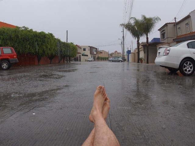 Lluvias en Tijuana del 19 de julio