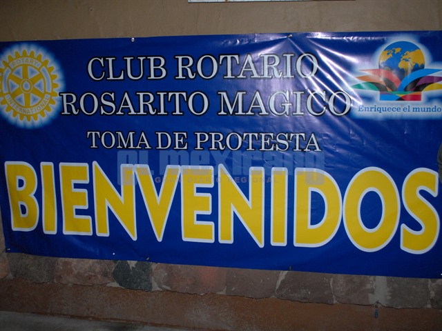 Toma de protesta club rotario rosarito magico
