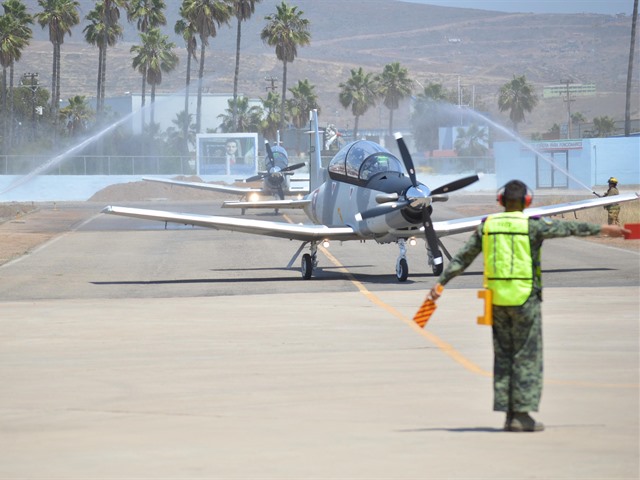 Llegan 5 aeronaves a la Fuerza Aérea en Ensenada
