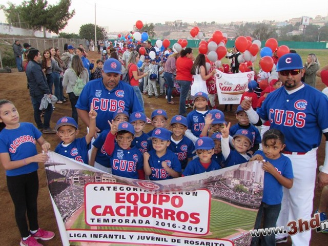 Inauguración campeonato 2016-2017 en la liga infantil de beisbol de Rosarito