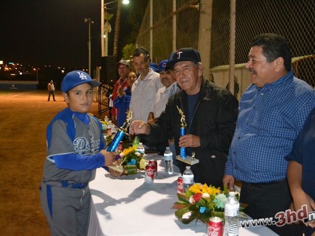 Inauguración campeonato 2016-2017 en la liga infantil de beisbol de Rosarito
