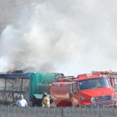 Explosión de camión en Tecate