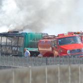 Explosión de camión en Tecate