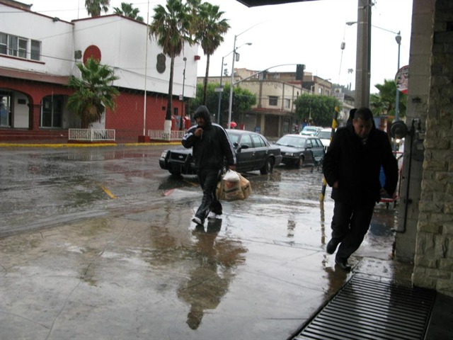 Lunes lluvioso en Tijuana