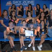 Miss naaz dance con su patrocinador sky zone para el certamen 2017