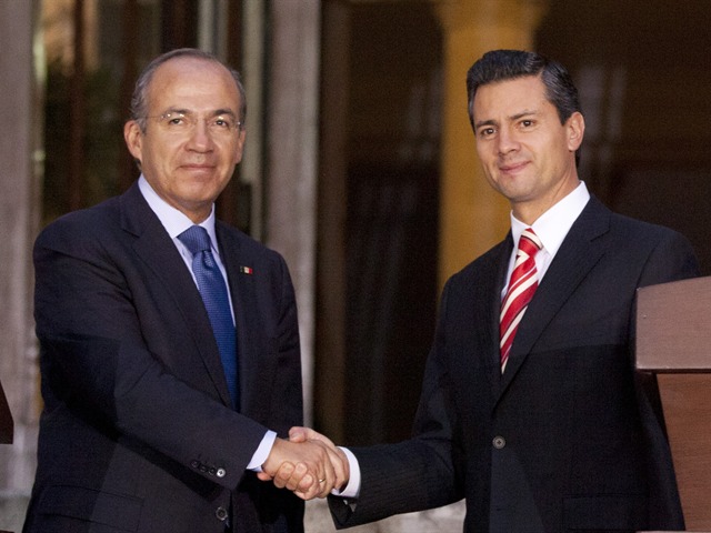 Reunión de Felipe Calderón y EPN