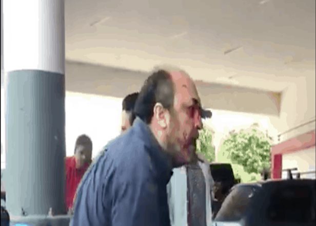 Hombre acaba con un cuchillo en la cabeza tras pelea en Veracruz|VIDEO