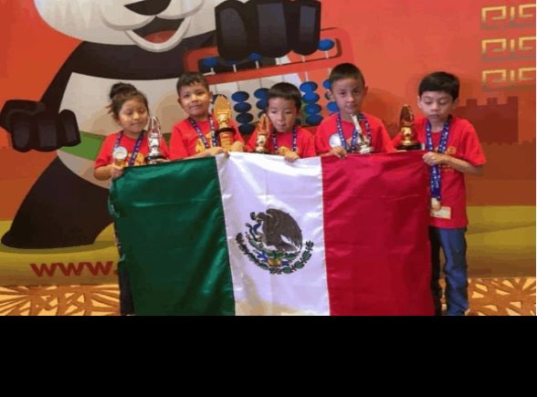 Niños matemáticos de Hidalgo ganan primeros lugares en China
