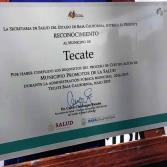 Certifican a Tecate como un municipio promotor de la salud