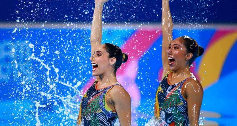 México gana plata en nado artístico dueto en Panamericanos