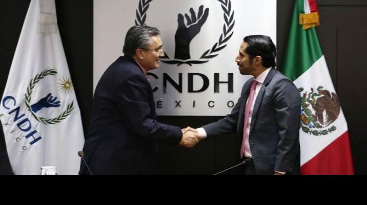 CNDH y SE firman convenio por respeto a derechos humanos en empresas