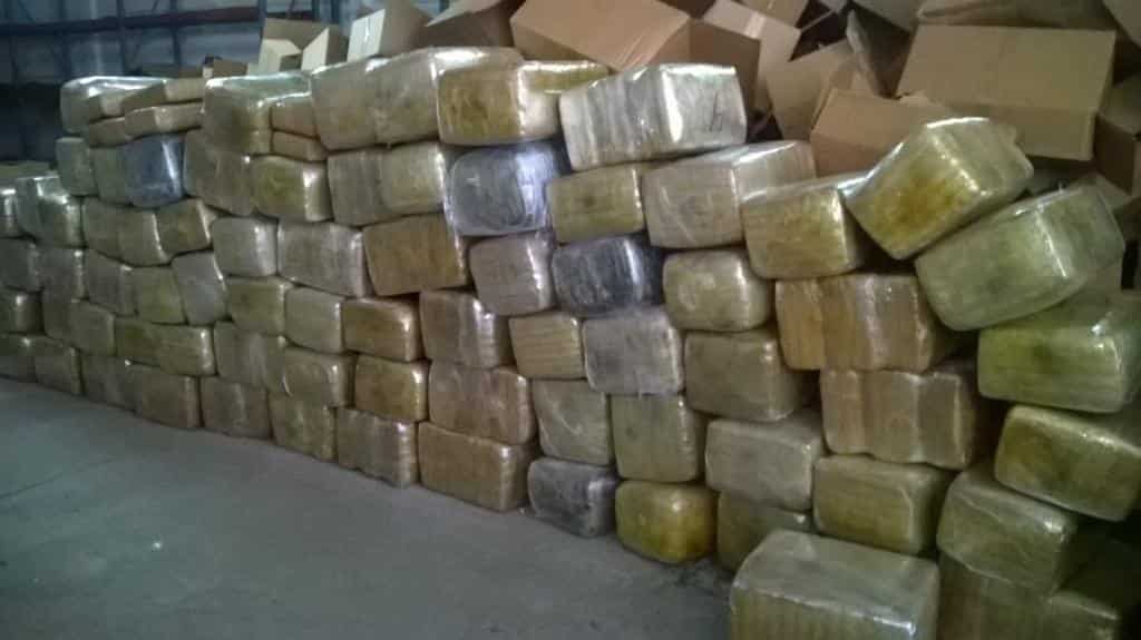 Son 9 toneladas de marihuana las confiscadas