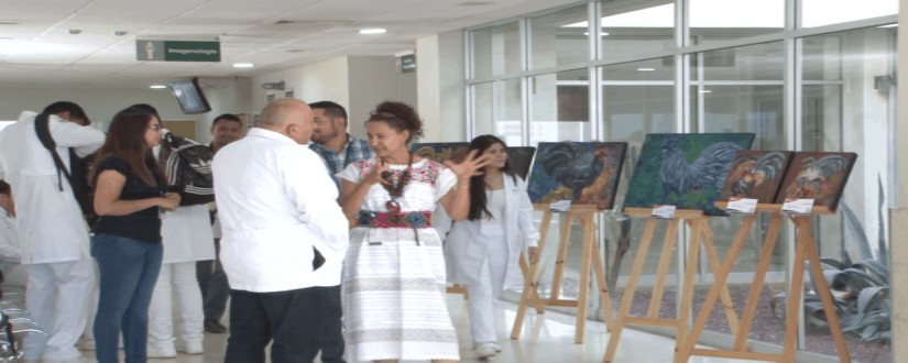 Exposición de artistas regionales se exhibe en el hospital del IMSS de Tecate