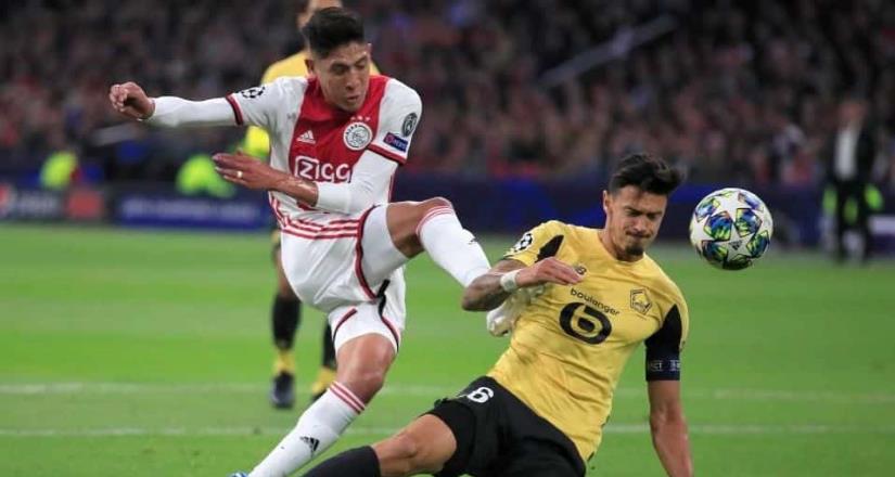Edson Álvarez anota en el triunfo del Ajax en Champions