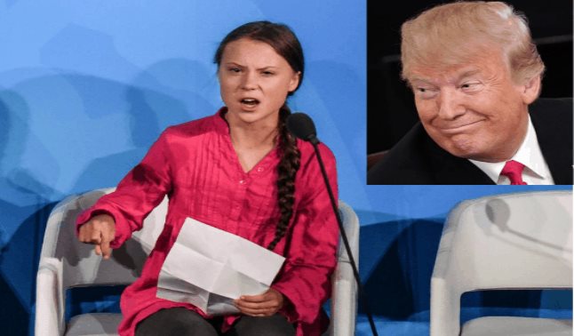 Greta Thunberg responde a burla de Donal Trump