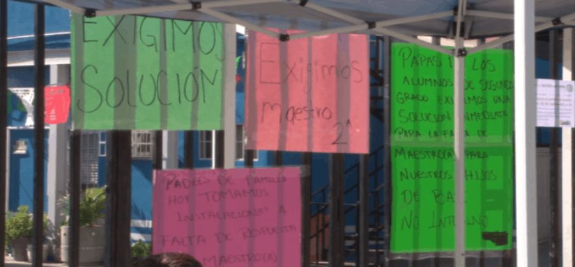 Falta de profesores en Escuela Primaria Emiliano Zapata