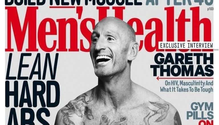 Gareth Thomas ex jugador de rugby con VIH  es portada de la revista Men’s Health