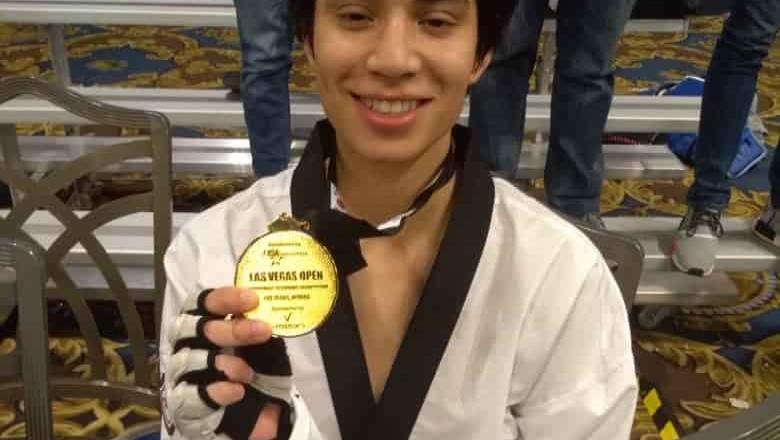 Triunfa Alejandro Hernández en el taekwondo