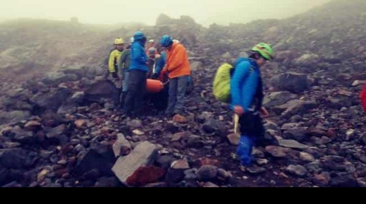 Rescatan a alpinista en Orizaba