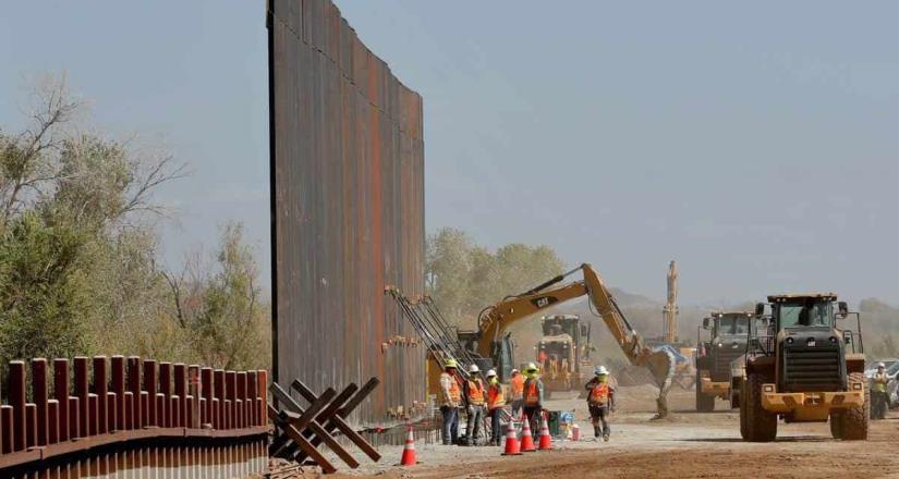 Quieren filmar constantemente en vivo la construcción del muro de Trump