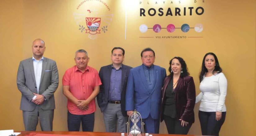 Fiscal General del Estado se reúne con alcaldesa de Playas de Rosarito