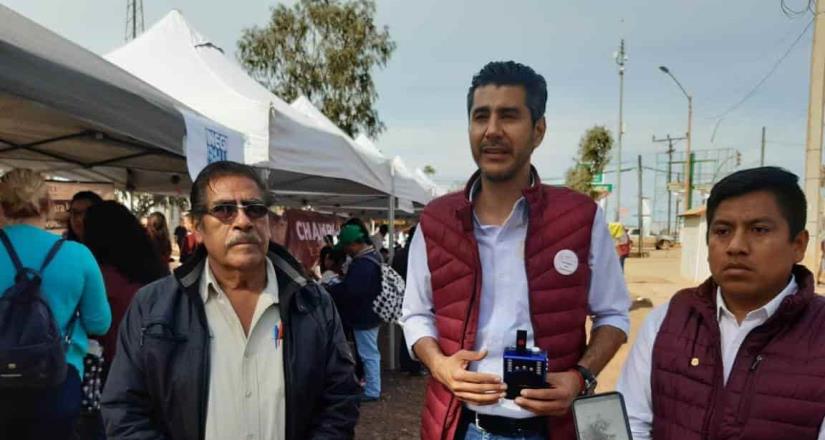 Atendieron a cientos de ciudadanos el “chamba-móvil el defensor, del trabajo” en San Quintín
