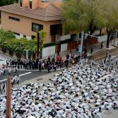 En Guadalajara (España) representaron cada una de las víctimas asesinadas por la violencia machista
