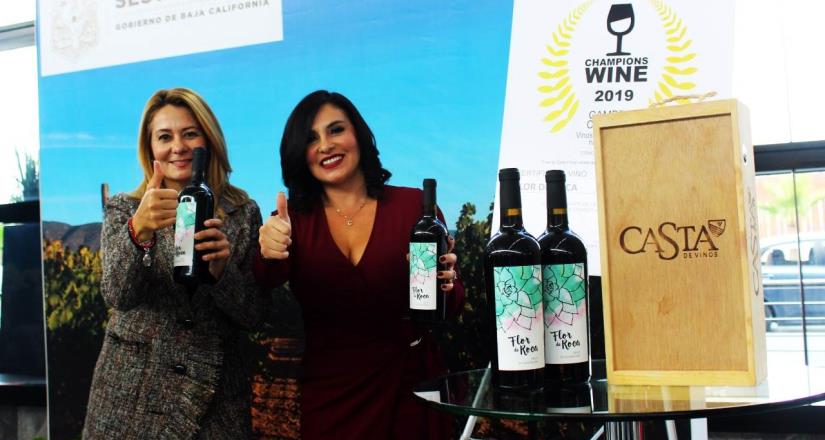 Obtiene vino de BC “Casta de vinos” medalla de oro en concurso mundial