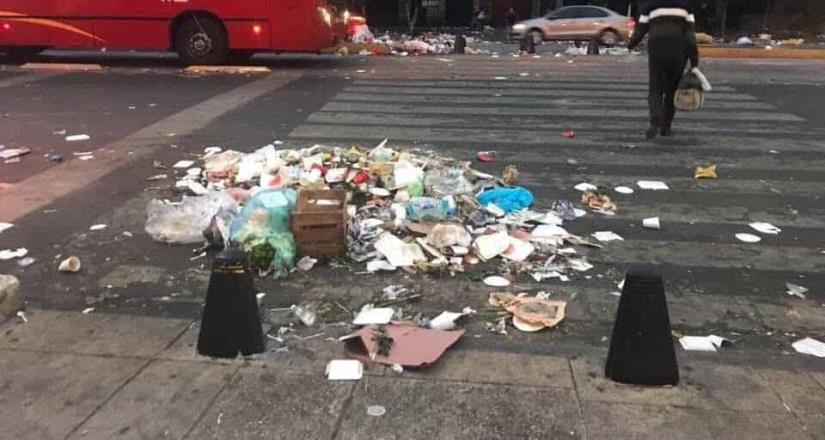 Recolectan 33 toneladas de basura en Ecatepec tras paso de peregrinos