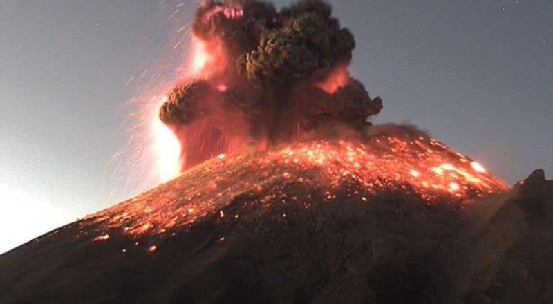 FOTOS| Erupción del Volcán Popocatépetl