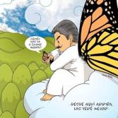 Ilustraciones en homenaje a Homero Gómez El Guardián de las Mariposas