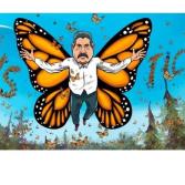 Ilustraciones en homenaje a Homero Gómez El Guardián de las Mariposas