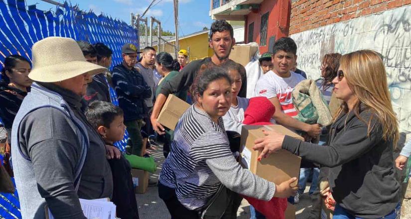 Atiende Ayuntamiento de Tijuana a familias afectadas por incendio