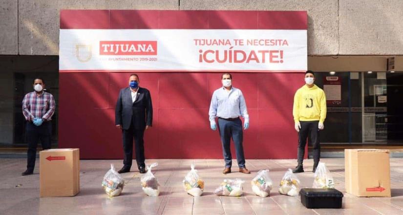 Entregan apoyos a la Policía de Tijuana como una forma de incentivar su labor durante la pandemia
