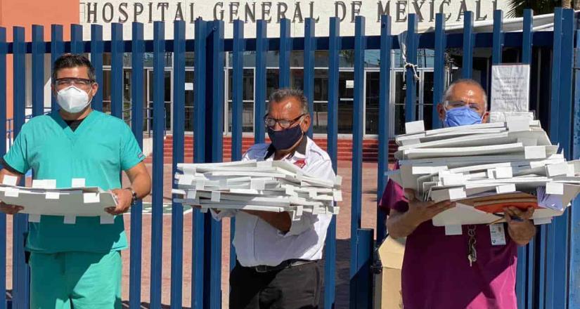Cimarrones donan 20 cámaras de intubación al Hospital General de Mexicali