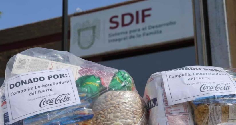 Compañía Embotelladora Del Fuerte entrega 4 mil despensas al  Sistema DIF Tijuana