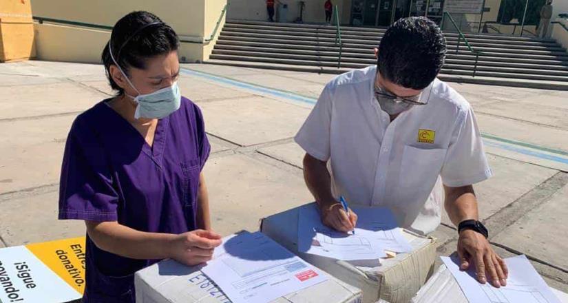 Empresas donan material médico a través de Apoyemos a Mexicali